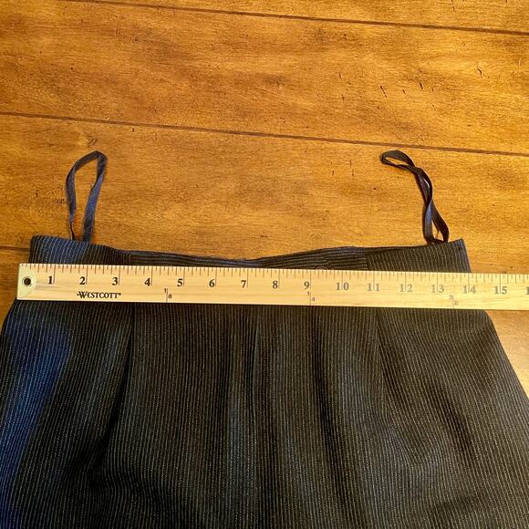 Valerie Stevens Doubler Breasted Pure Wool Pant Suit Women's Sz 12 Two-Piece Blk - Picture 14 of 16